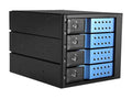 3x5.25x22 to 4x3.5x22 12Gb/s Cage Blue S75491