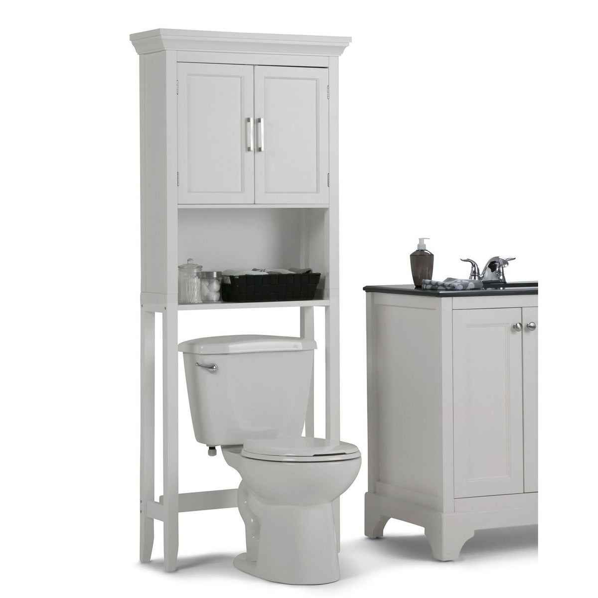 Space Saver Bath Cabinet Pure White Y415