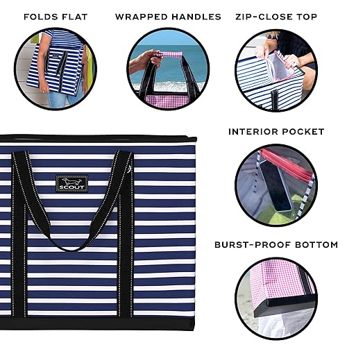 Extra Large Tote Bag with Zipper Closure and Handles S144459