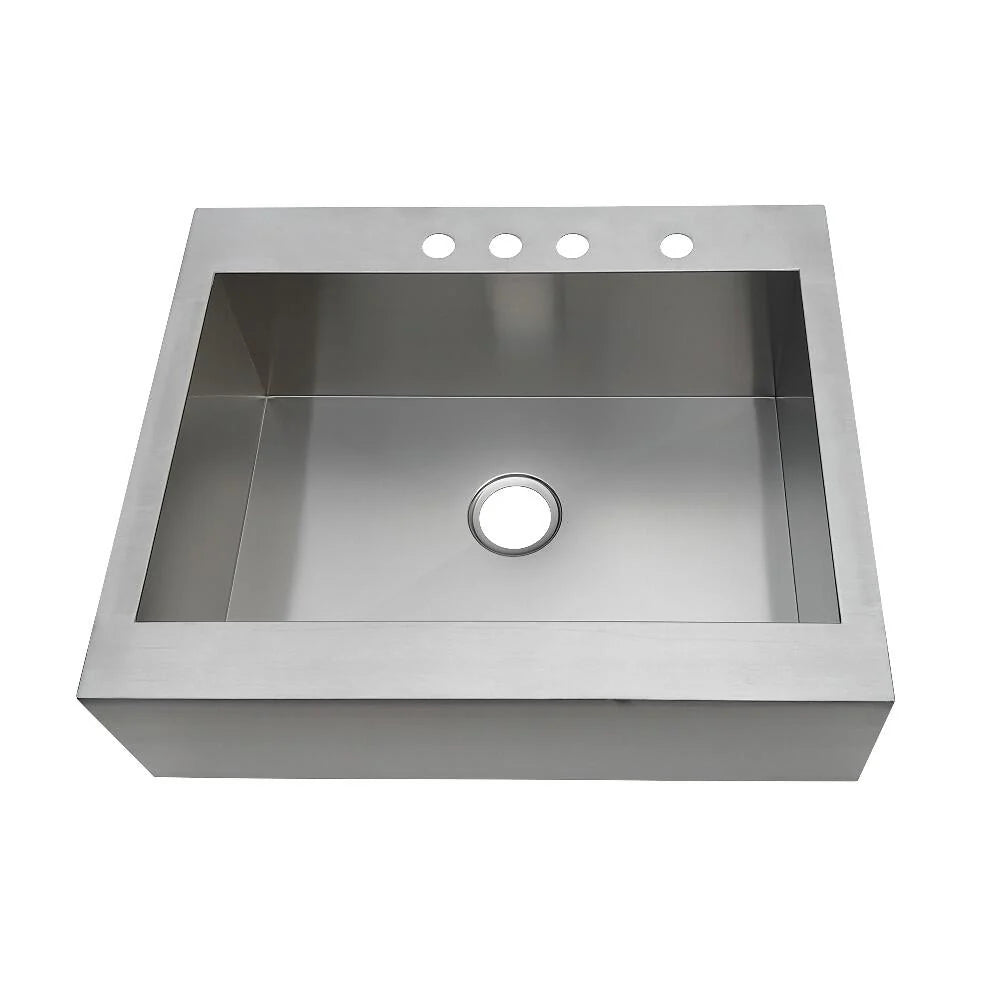 30 In Drop-In Single Bowl Kitchen Sink Y60203