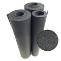 9.5mm x 4ft x 7ft Black Rubber Mat C15368