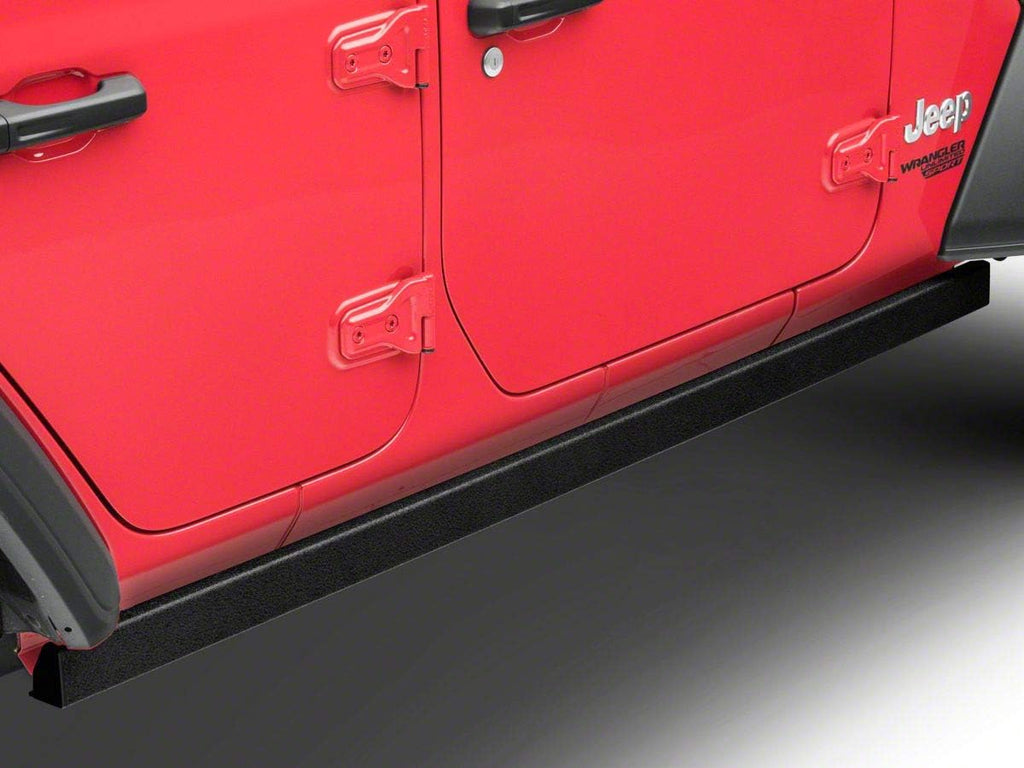 Textured Black Rails Compatible with Jeep Wrangler JL 4-Door A6924