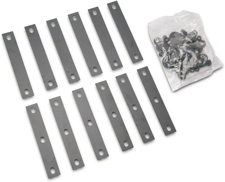 Textured Black Rails Compatible with Jeep Wrangler JL 4-Door A6924