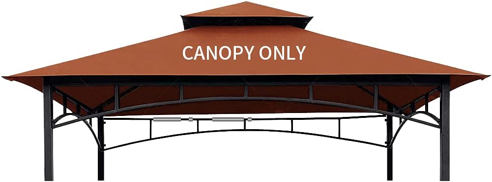 Brown 8 x 5 Double Tiered Replacement Canopy Roof A543407