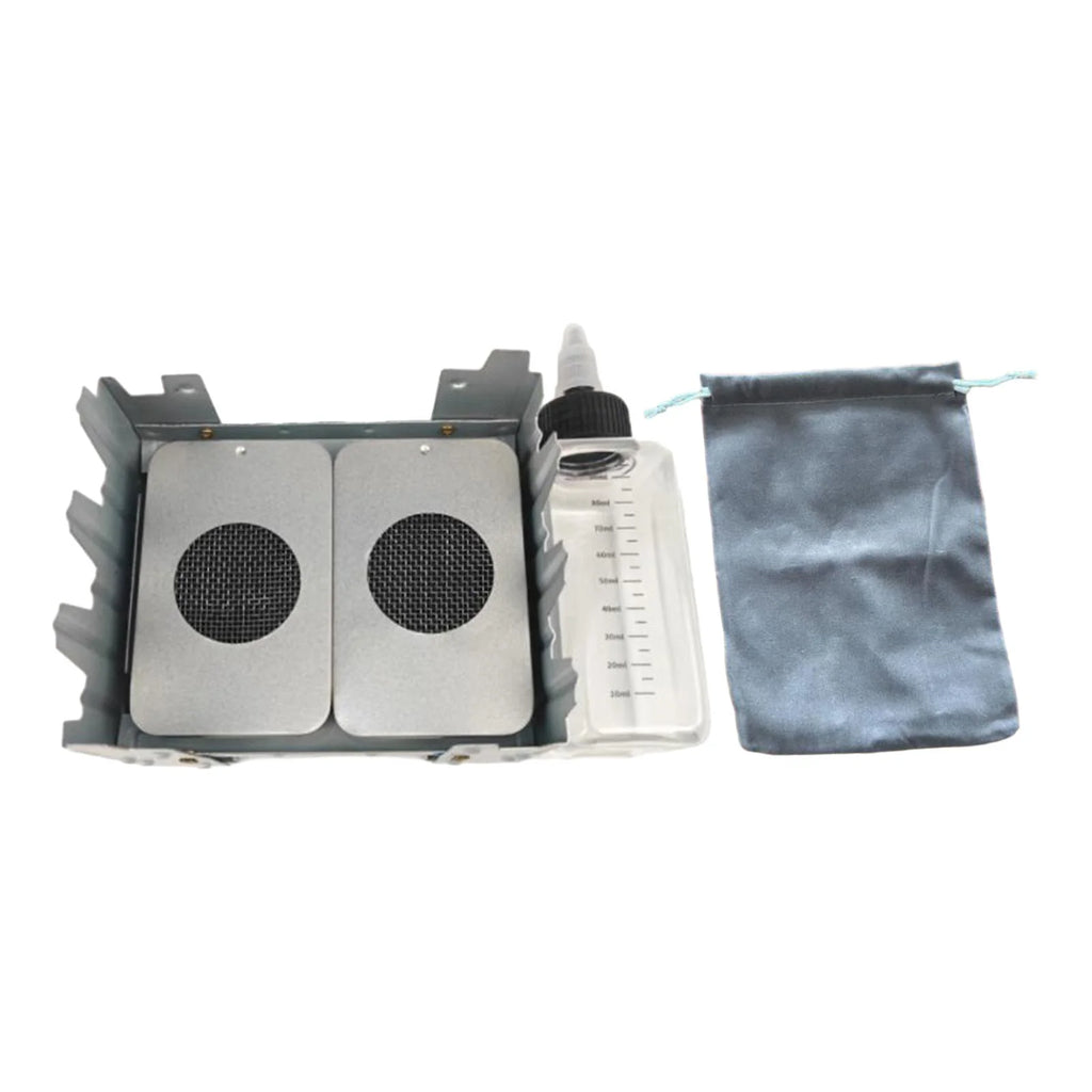 Liquid Fuel Camping Stove Set with Folded Stand Grill N76652