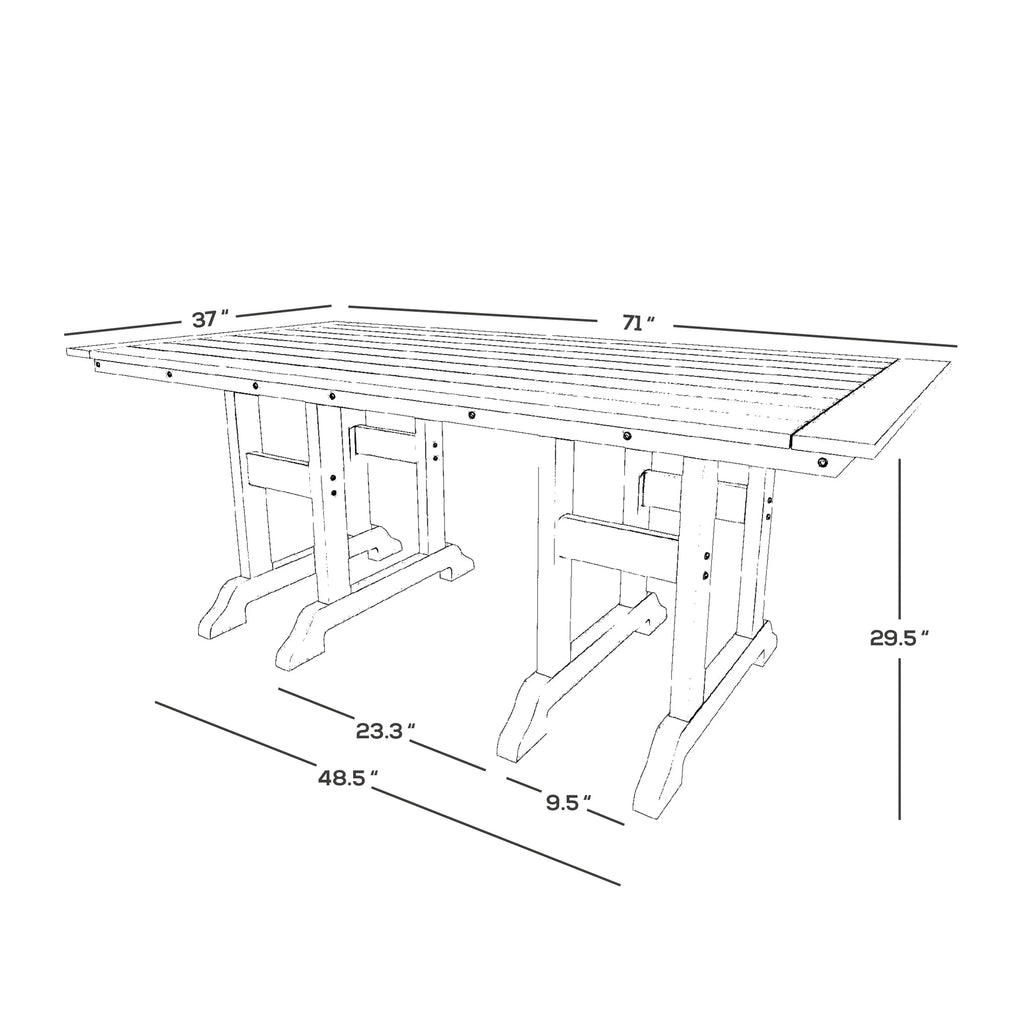 7-Piece All Weather Outdoor Dining Set with Armchairs B53145