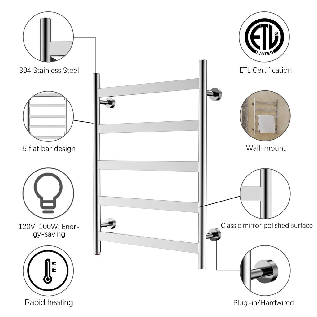 Brush Polish Towel Warmer L73442