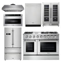 48 Gas Range, Range Hood, Refrigerator, Dishwasher, Microwave, Wine Cooler X813529
