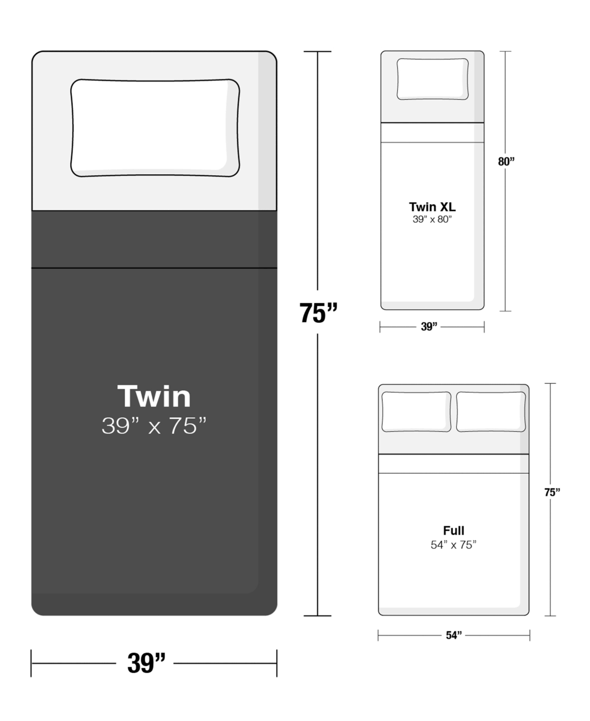 White Twin Cool Gel Memory Foam Mattress V904
