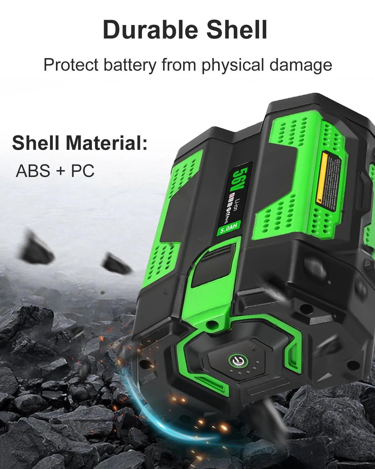56V 5.0Ah Lithium Battery with Fuel Gauge K564