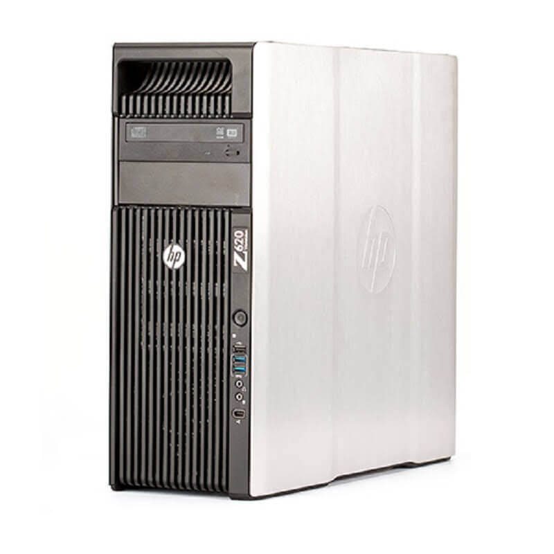 HP Z620 Workstation 2x E5-2640 Six Core 2.5Ghz 16GB 500GB 2TB Q600 I1079