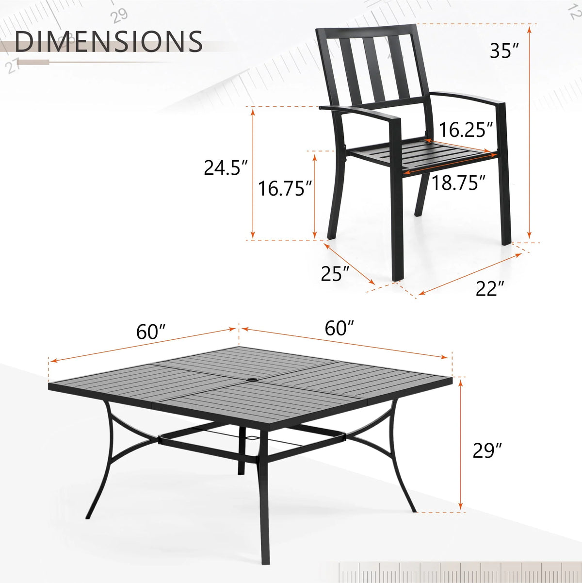 7 Piece Outdoor Patio Dining Set G98956