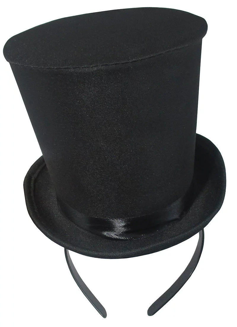 Black Mini Top Hat Headband G70402