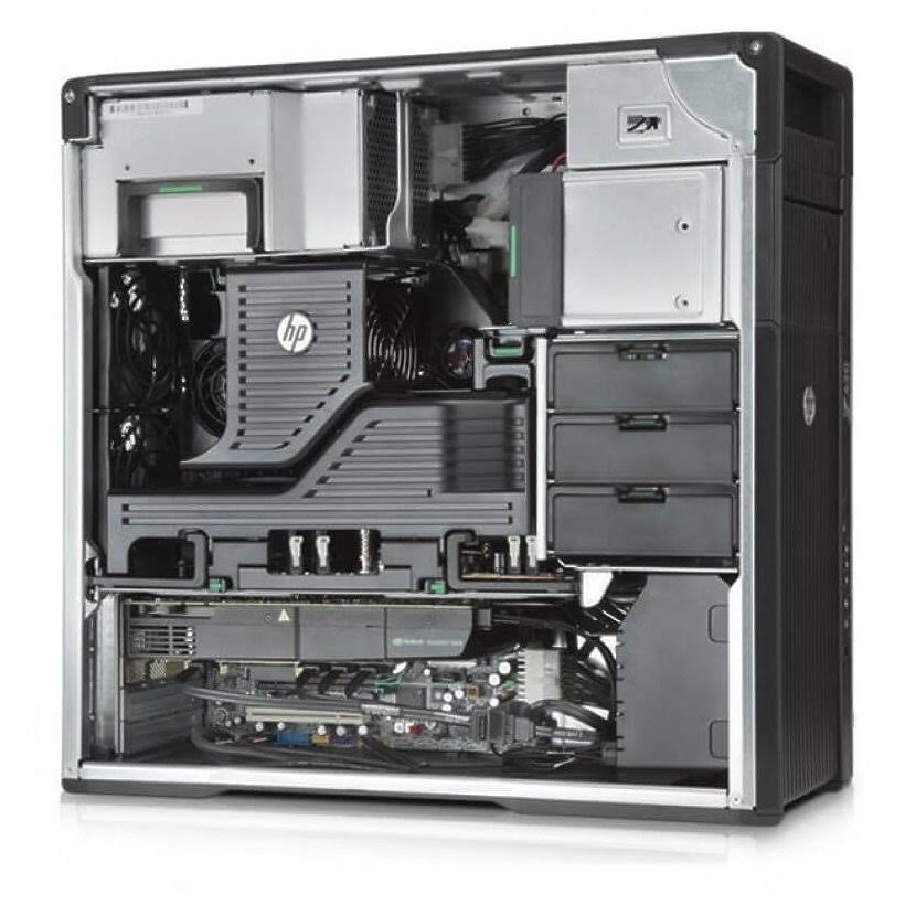 HP Z620 Workstation 2x E5-2640 Six Core 2.5Ghz 16GB 500GB 2TB Q600 I1079