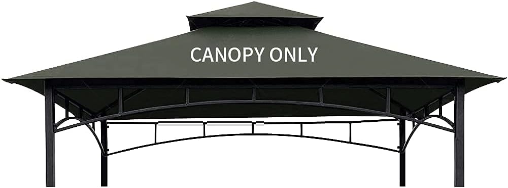Brown 8 x 5 Double Tiered Replacement Canopy Roof A543407
