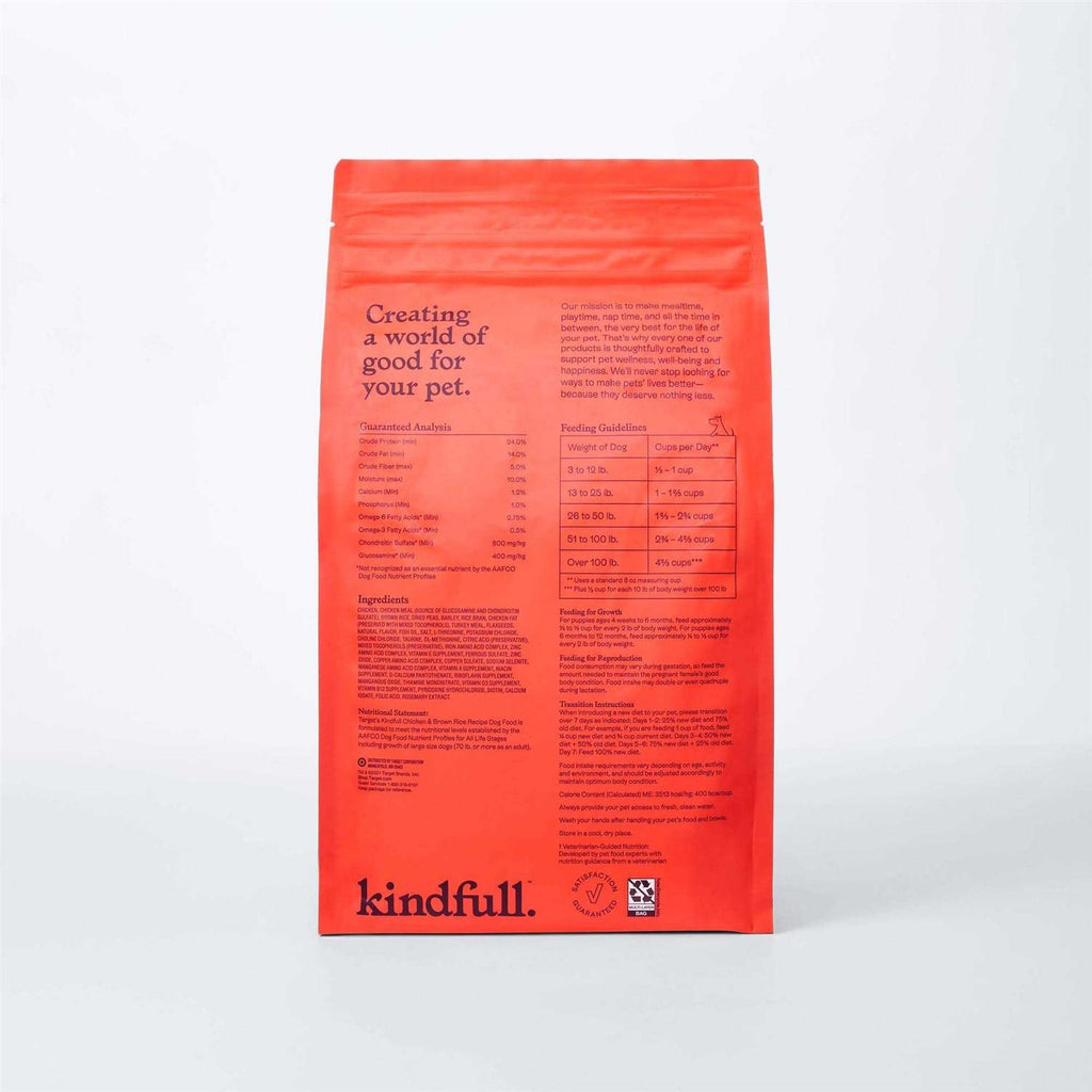 Chicken and Brown Rice Recipe Dry Dog Food P81108