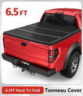Tri-Fold Hard Tonneau Cover Truck Bed FRP 6.5ft Bed K688219