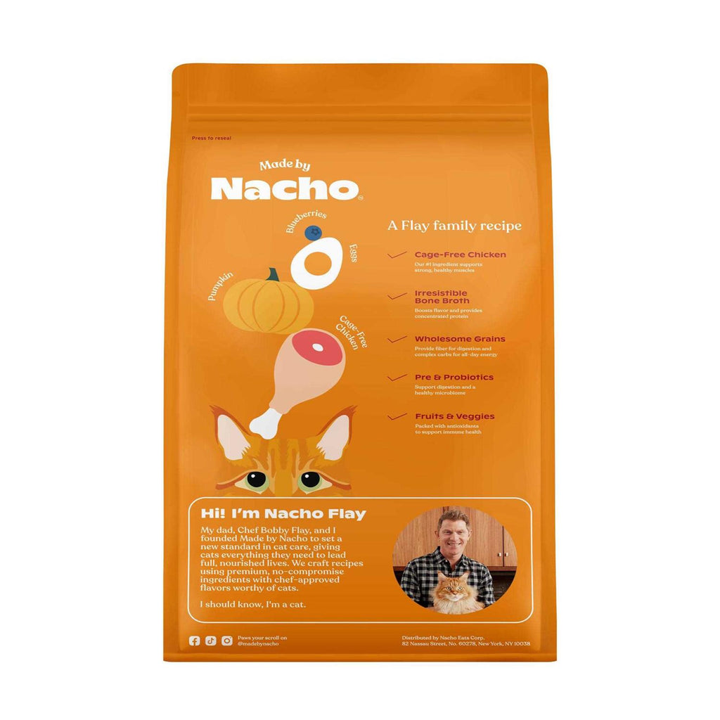 Cage-Free Chicken & Pumpkin Recipe Dry Cat Food D74249