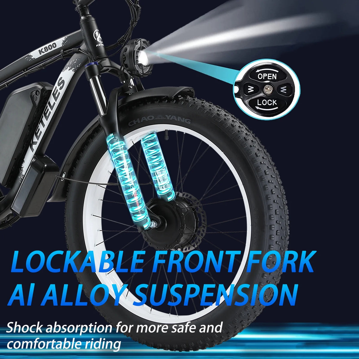48V 23Ah Dual Motor AWD Electric Bike F45390