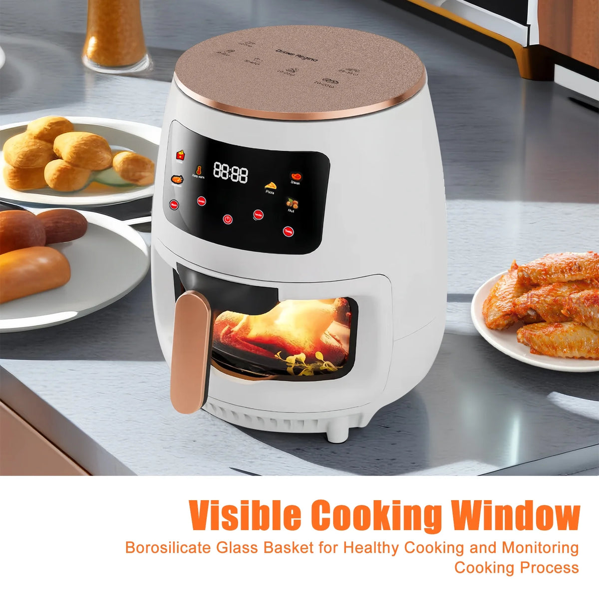 6 QT Nonstick Air Fryer G6648