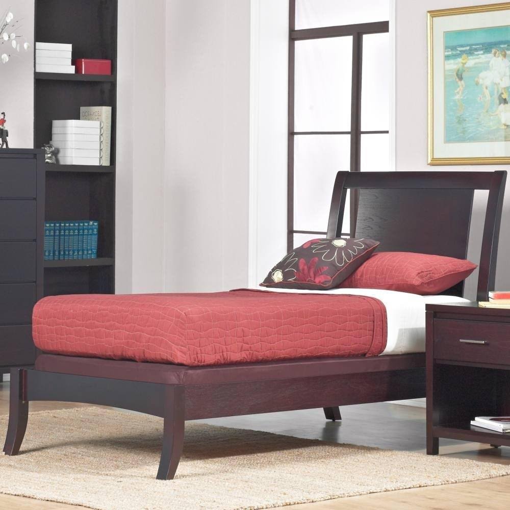 California King Low Profile Sleigh Bed T205