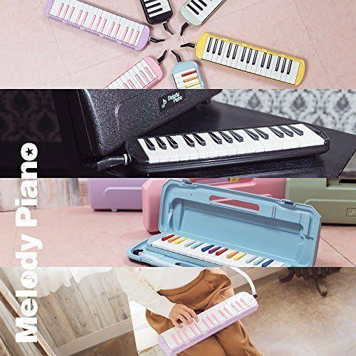 Light Blue Keyboard Harmonica Melody Piano V503613