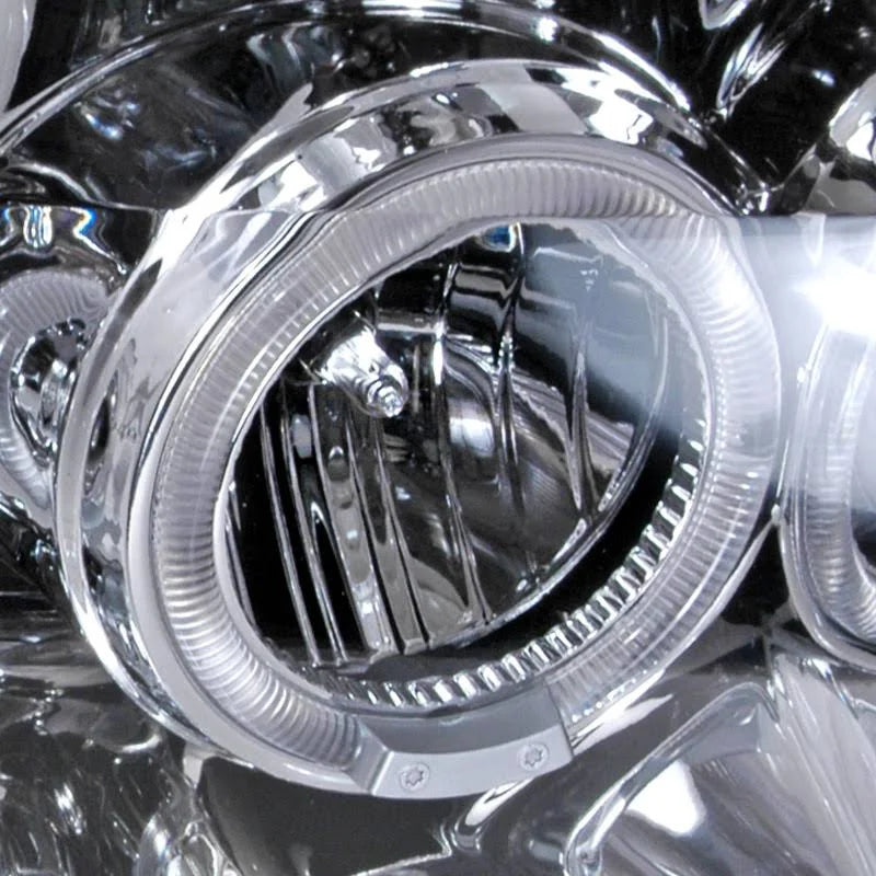 Chrome Halo Projector Headlights Q654