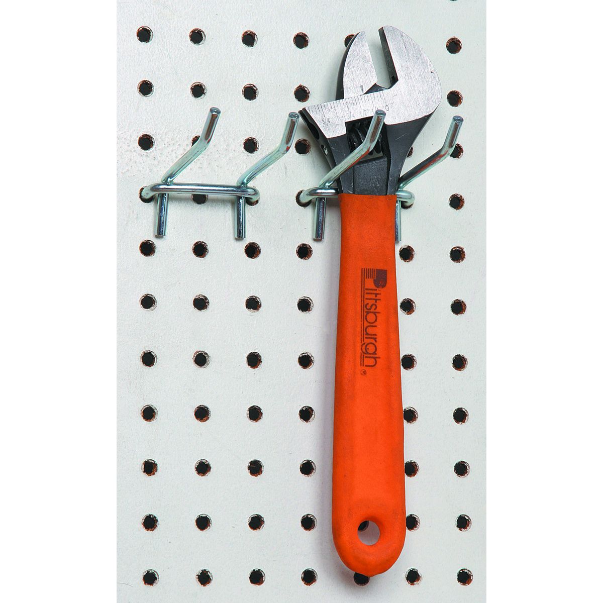3 in. Double Straight Pegboard Hooks, 2 Piece S89605