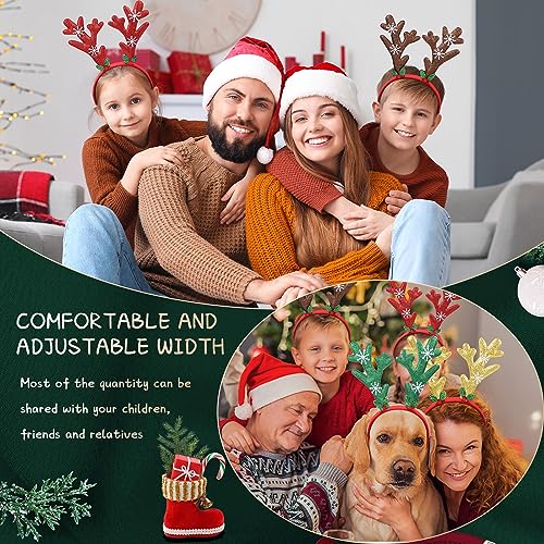 Christmas Deer Antlers Headband 12 Pcs N4247