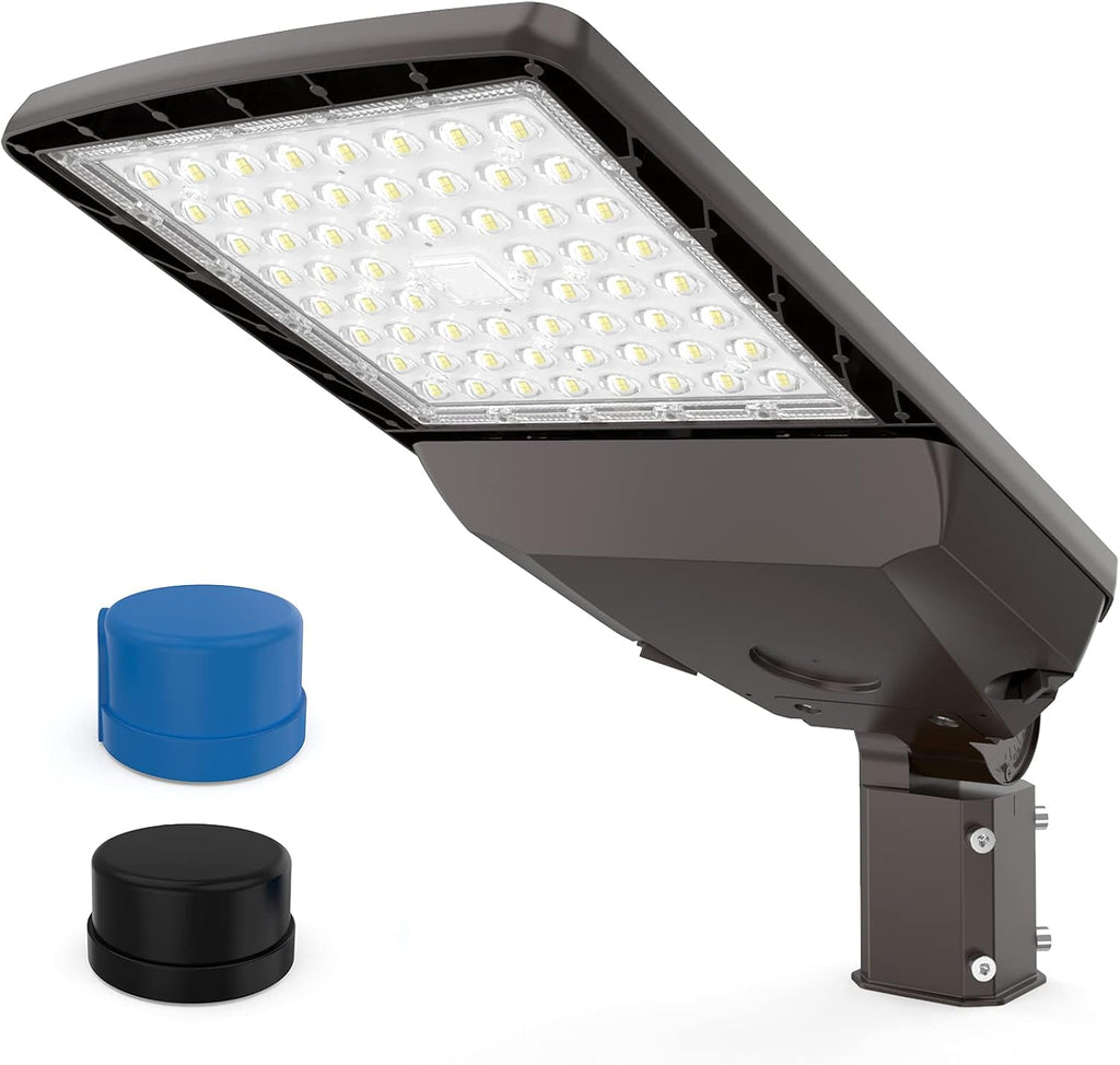 100W 5000K LED Parking Lot Pole Light with Photocell Slip Fitter E118384