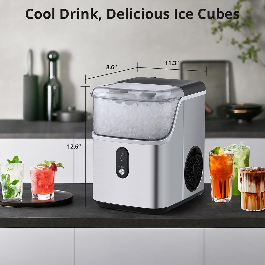Countertop Nugget Ice Maker with Self-Cleaning J19172