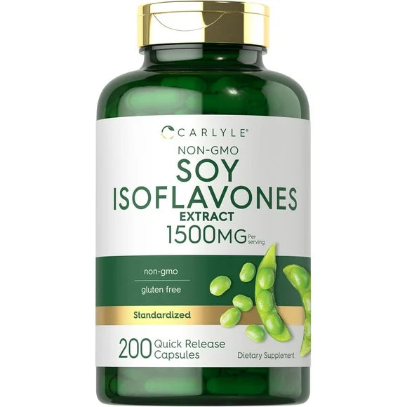1500mg 200 Capsules Soy Isoflavones J8060