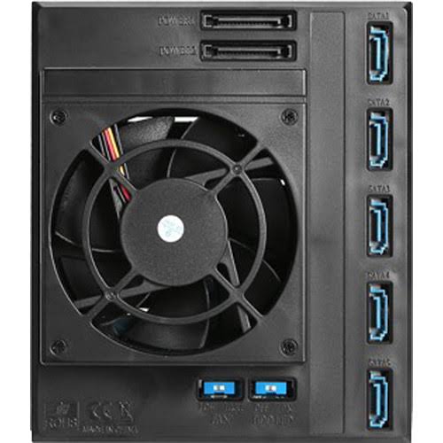 3x5.25x22 to 4x3.5x22 12Gb/s Cage Blue S75491