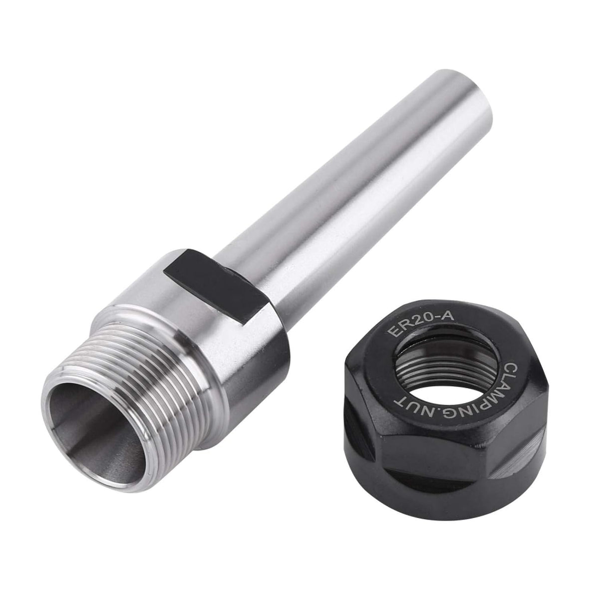Taper Collet Holder Carbon Steel Chuck Face Milling for ER20 Chucks Pack of 2 J845