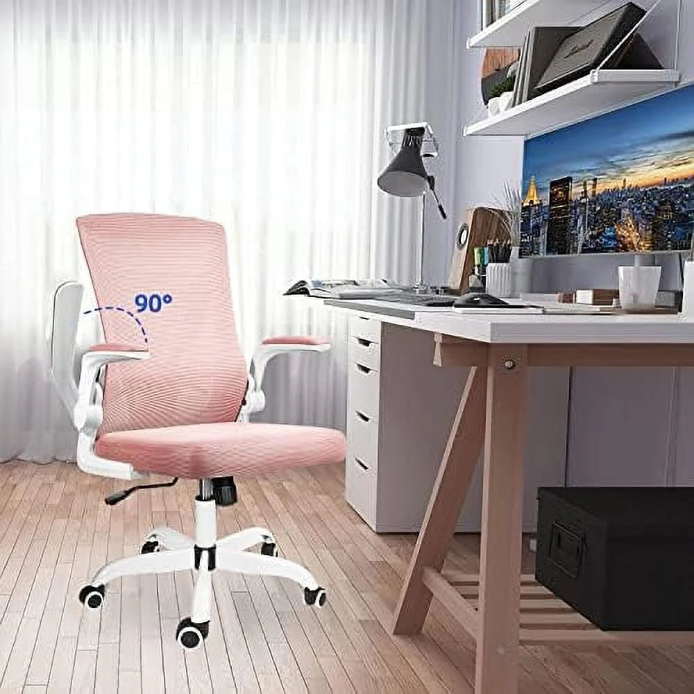 Blue Mesh Ergonomic Office Chair with Lumbar Support H325