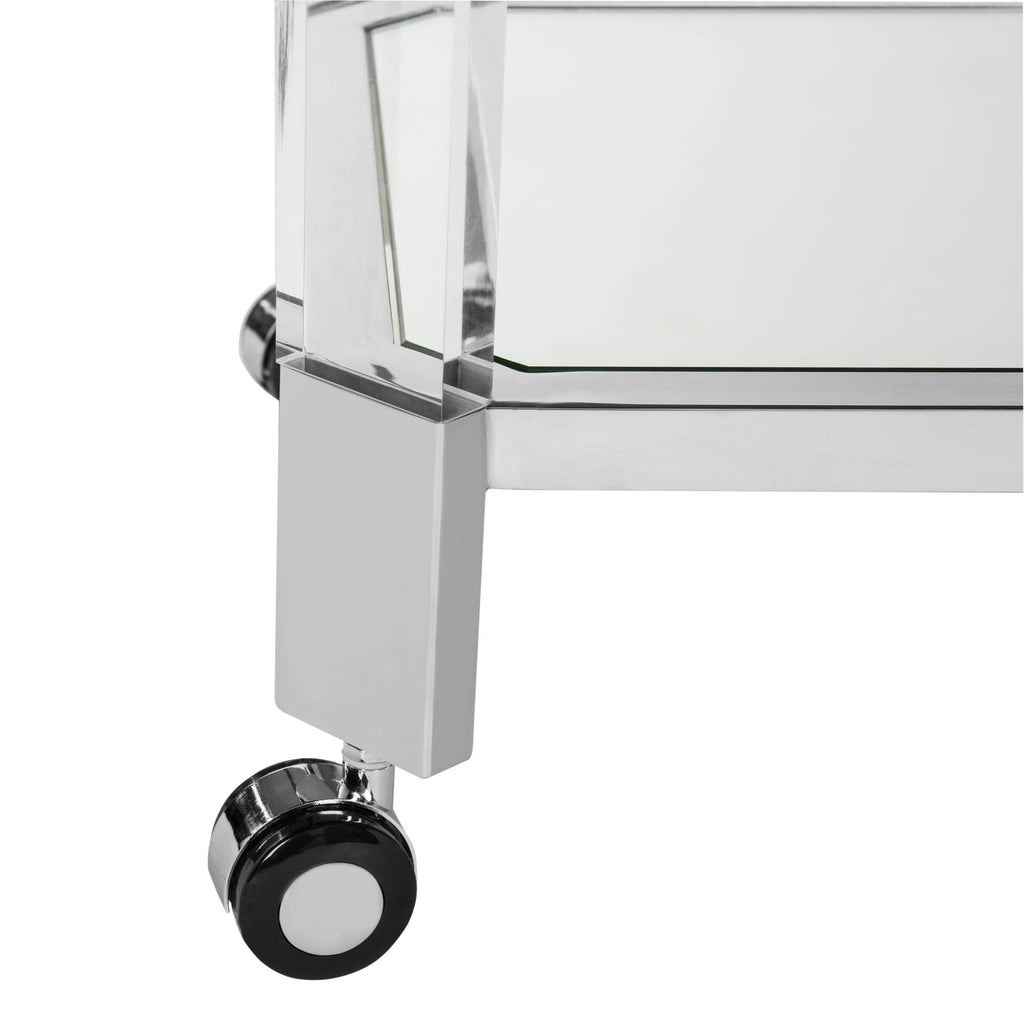 Acrylic Bar Trolley J2071
