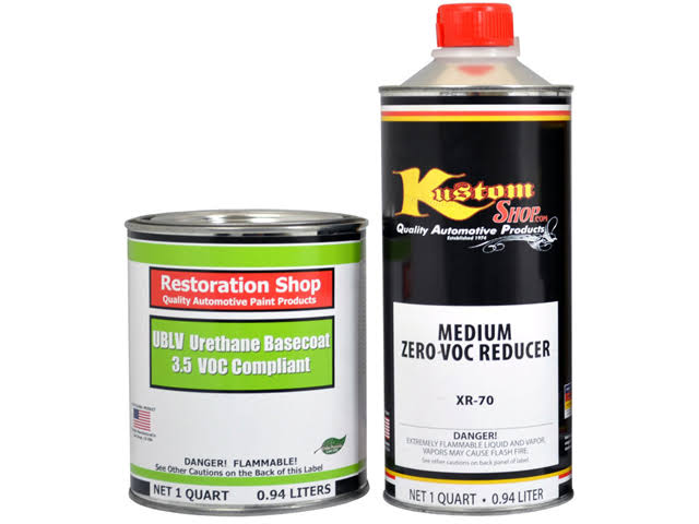 Dove Gray Low VOC Urethane Basecoat Car Auto Body Paint Kit W99095