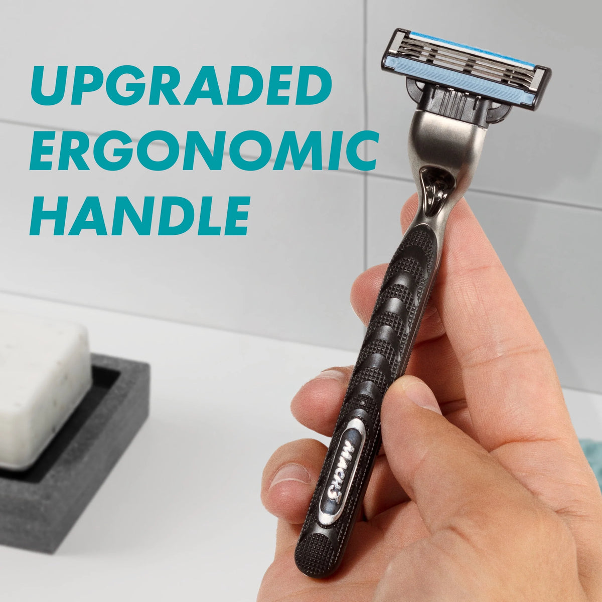 Mens Razor Handle and 2 Blade Refills Y6746