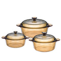 6-pieces Glass Pot Set B732705