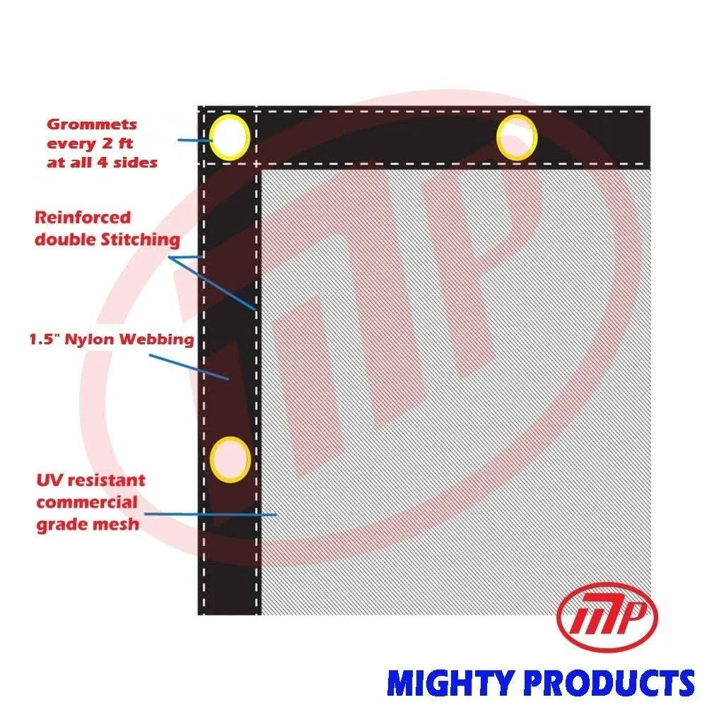 Black Debris Safety Netting E692