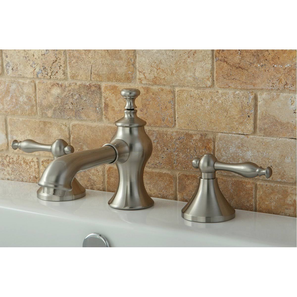 Brushed Nickel Widespread Bathroom Faucet Y358870