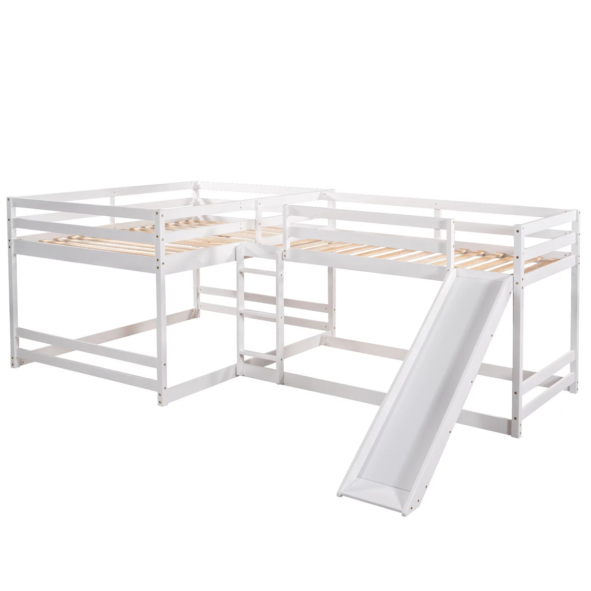 Wood Twin and Full Bunk Beds U524542
