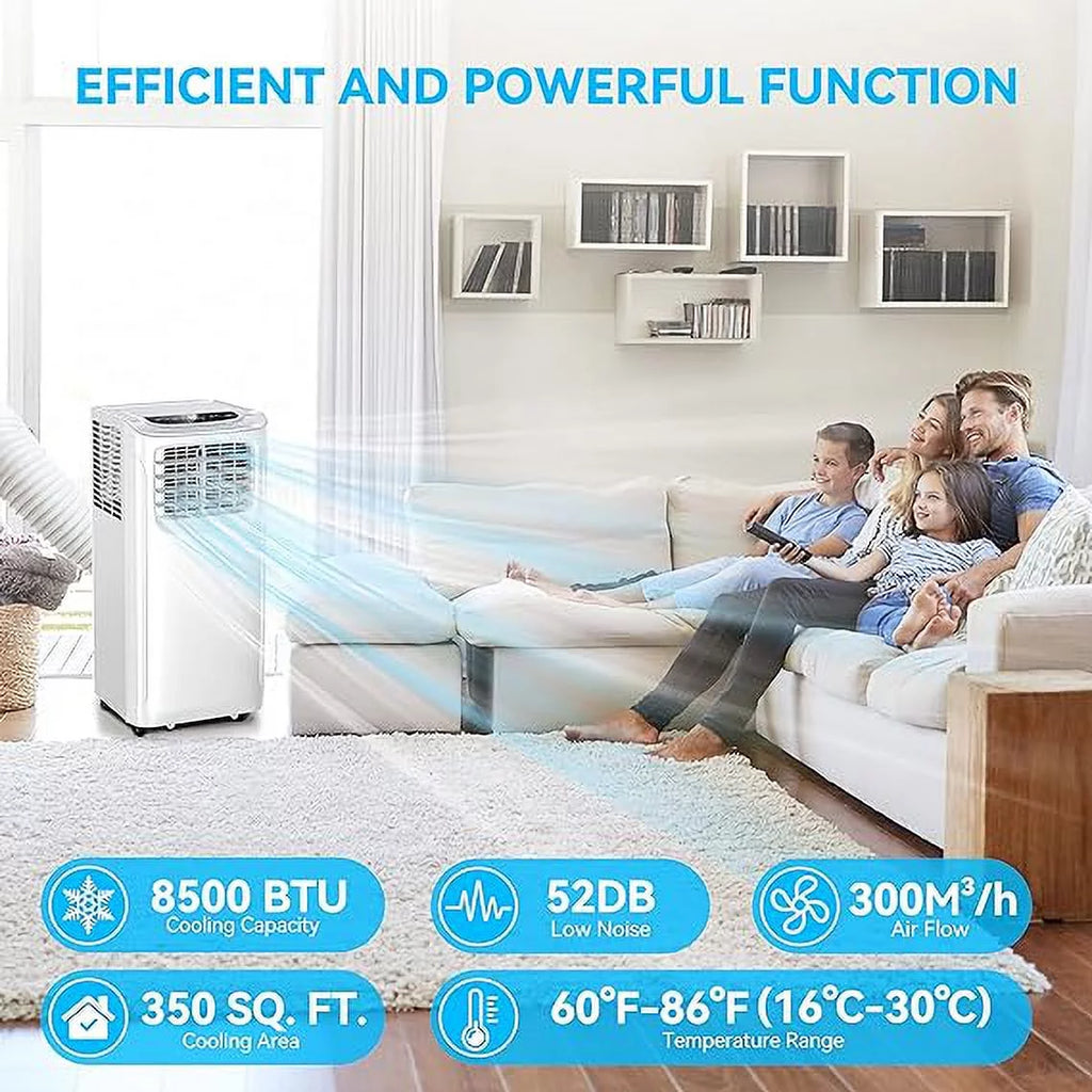 Portable Air Conditioners 8500 BTU White O82954