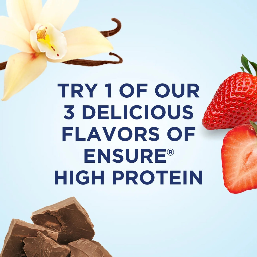 High Protein Nutrition Shake, Milk Chocolate, 8 fl oz, 24 Count Y703275