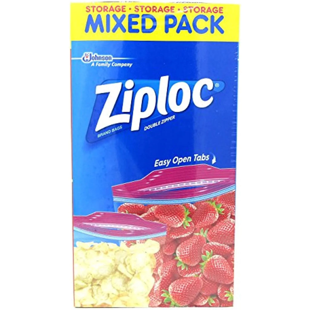 204 Count Gallon & Quart Double Zipper Storage Bags Y148870