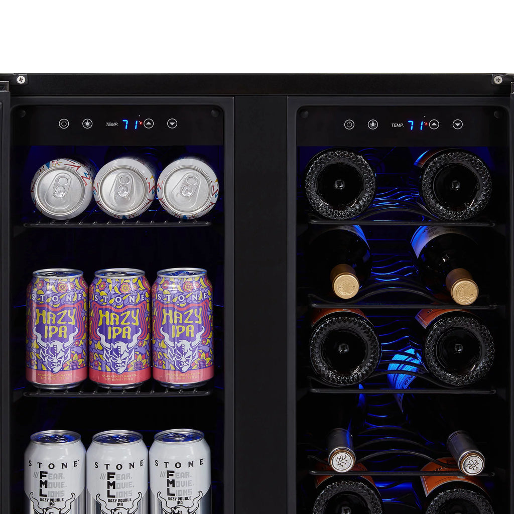 24" Dual Zone Wine Cooler & Mini Fridge A109893