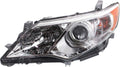 Driver Side Halogen Headlight Assembly for Toyota Camry 2012-2014 U86527
