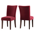Red Dining Chair Set of 2 H497
