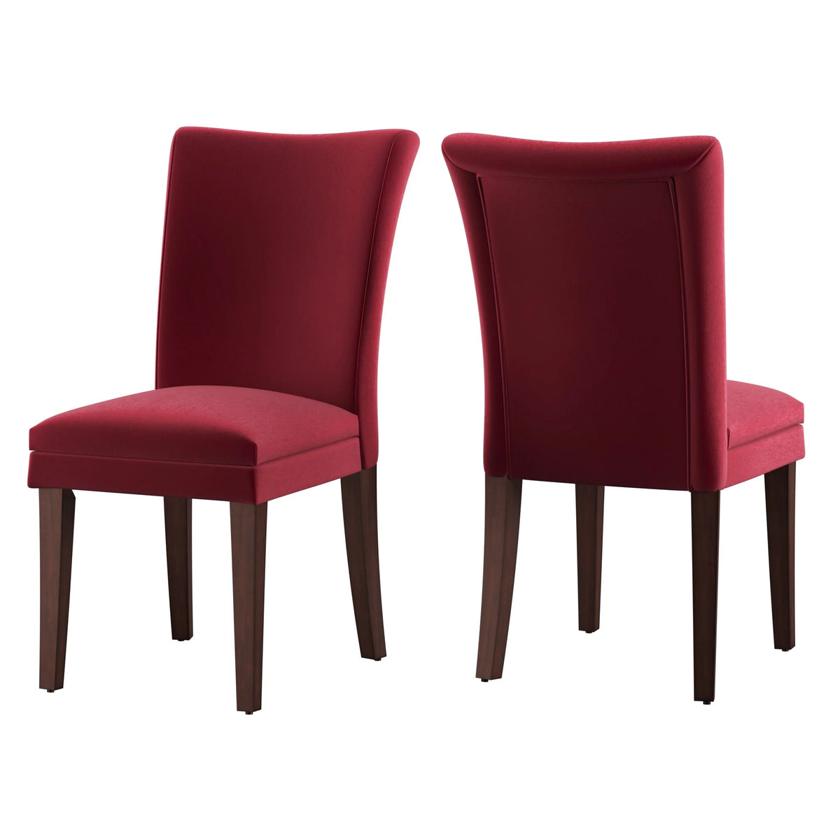 Red Dining Chair Set of 2 H497