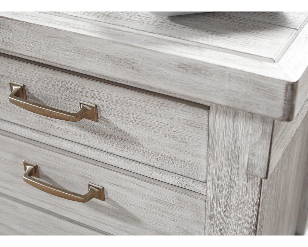 White Nightstand M14468